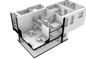 Schnittansicht Architekten-Planung - 
