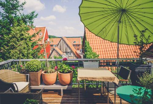 Sommerimpression - Im Herzen der Altstadt - die wahrscheinlich schönste Dachgeschosswohnung in Mölln!