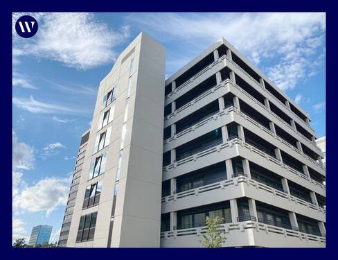 Ansicht - Moderne 2 Zimmer mit Terrasse, offener Wohn-Kochbereich, Einbauküche, Bad mit Walk-In-Dusche
