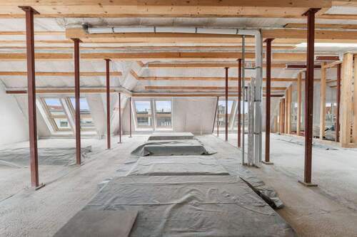 Dachgeschossrohling - Dachgeschossrohling - Individuelle Gestaltungsmöglichkeiten mit Terrasse und Dachgarten