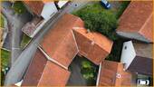 Blick von oben auf das Dach - 4 Zimmer Einfamilienhaus in Mücke