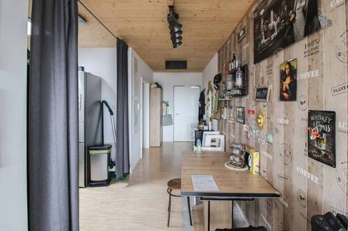 Eingangsbereich mit Essplatz - Etagenwohnung mit 60,20 m² in Dietenheim zum Kaufen