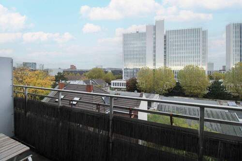 Ausblick Balkon - 1 Zimmer Einfamilienhaus in Düsseldorf