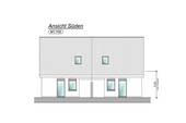 Ansicht Süden - Neubau-Doppelhaushälfte in Rechtsupweg ideal zur Vermietung