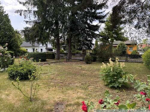 Blick vom Sommerhaus zur Straße - 