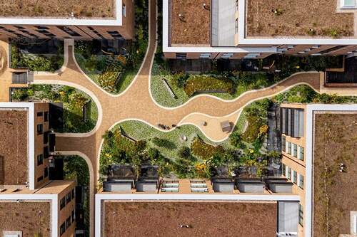 Innenhof vor der Terrasse Ost - 