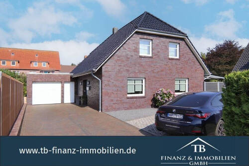 Bild 1 - Familienidylle in Norden - modernes Einfamilienhaus mit hochwertiger Ausstattung & Wellnesskomfort