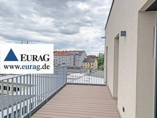 Balkon - N-St. Leonhard: Erstbezug! Attraktive, helle 3-Zi-Whg (4. OG) mit EBK, Balkon, Aufzug, TG-SP