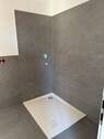Dusche kurz vor Fertigstellung - 