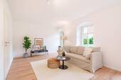 Wohnzimmer - Wunderschöne Wohnung mit Terrasse und Garten
