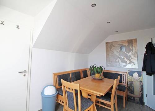 Sitzplatz in der Küche im Obergeschoss - 