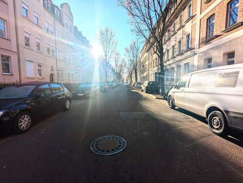 Blick in die Straße - 