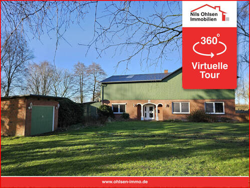 Titelbild - Top gepflegter Resthof in ruhiger Lage am Nord-Ostsee-Kanal
