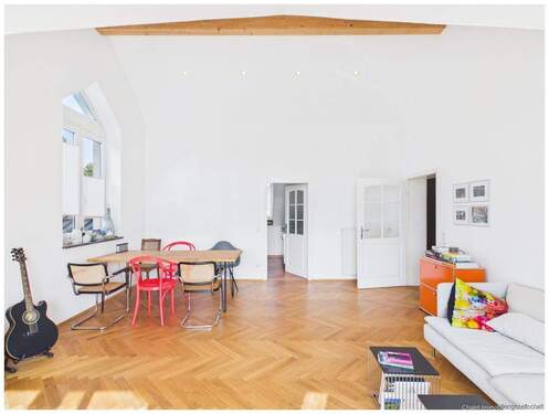 Wohn- und Essbereich - 4 Zimmer Etagenwohnung in München / Allach-Untermenzing