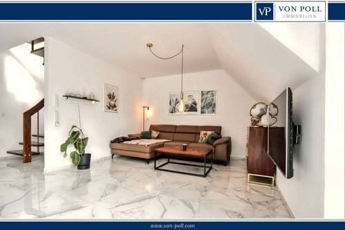 Titelbild - Stilvolle Maisonettewohnung mit Balkon, hochwertiger Einbauküche und gehobener Ausstattung