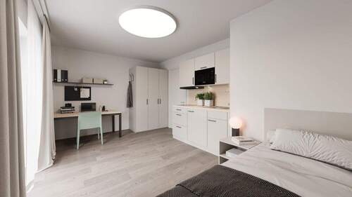 Wohnbereich - 1 Zimmer Etagenwohnung in Eching