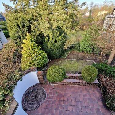 Blick auf die schöne Terrasse - 