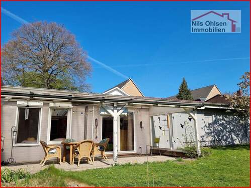 überdachte Terrasse Rückseite - 