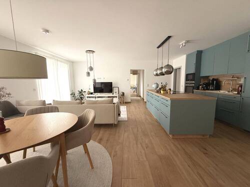Kochen, Essen, Wohnen - *** FAMILIENFREUNDLICHE 4 Zi. WHG. MIT GARTEN UND EBK ***