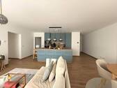 Einbauküche - Terrassenwohnung mit 126,00 m&sup2; in Karlstein am Main zur Miete