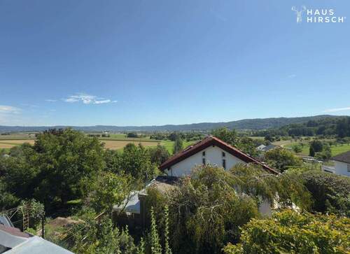 Aussicht Dachterrasse - 3-Zimmer-Wohnung in idyllischer Lage!