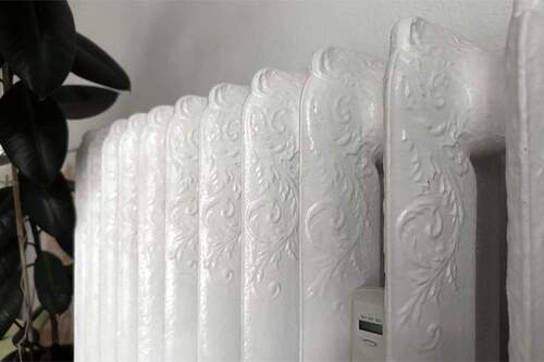 Verzierter Heizkörper - 