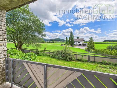 Blick vom Balkon im EG - 