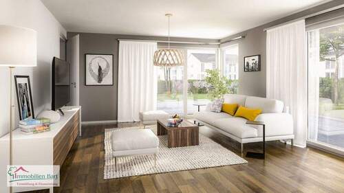 Beispielbild Wohnzimmer - 4 Zimmer Doppelhaushälfte in Perl / Oberleuken