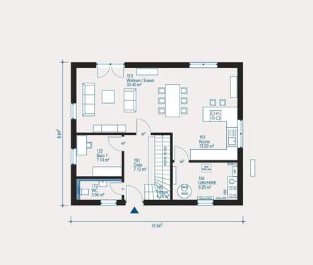 Erdgeschoss - Moderner Wohnkomfort - 