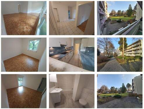 Gesamt-Foto - Schöne helle 3 Zimmerwohnung mit Essecke Zentral im Grünen von Wiesbaden, 2 Balkone