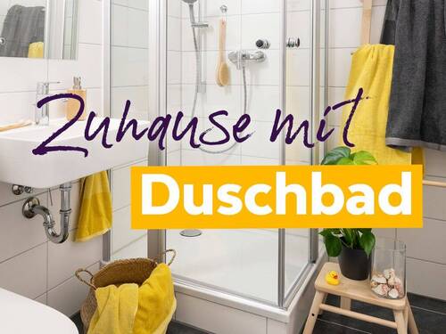 Einziehen in eine Wohnung mit modernem Duschbad - Hier wird saniert - Ihre neue 2-Raum-Traumwohnung im 1. Obergeschoss