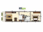 Grundriss - 2 Zimmer Etagenwohnung in Gotha