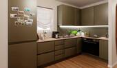 Die offene Wohnküche lädt zum gemeinsamen Kochen e - 4 Zimmer Reihenmittelhaus in Zossen