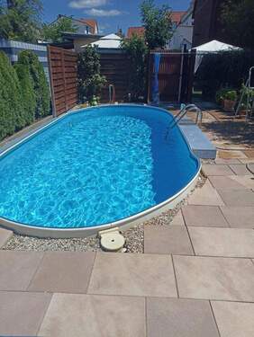 Pool 7x3m - 6 Zimmer Mehrfamilienhaus, Wohnhaus zum Kaufen in Pfungstadt
