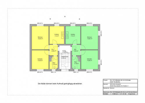 Bild 2 - 2 Zimmer Etagenwohnung zur Miete in Weißenfels