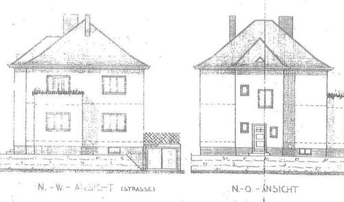 Ansicht NW Straße und NO - 