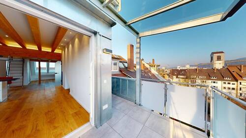 Ansicht Wohnen-Balkon - 