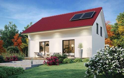 Ansicht_SH122D_Var.A1 - Ihr Traumhaus mit ScanHaus - komfortabel, modern und perfekt abgestimmt.