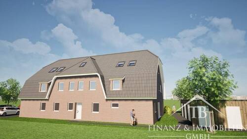 Ost Ansicht - Etagenwohnung mit 113,10 m&sup2; in Hage zum Kaufen