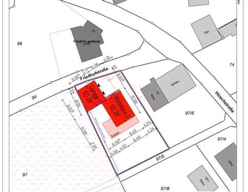 Grundstückseinteilung - Grundstück in Balzheim zum Kaufen