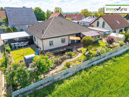 Luftaufnahme 3 - Bungalow mit 110,70 m&sup2; in Wanzleben / Blumenberg zum Kaufen