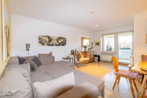 Wohnbereich - 1 Zimmer Etagenwohnung zum Kaufen in Weilheim in Oberbayern