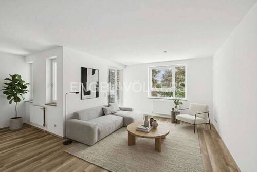 KI-generierter Einrichtungsvorschlag Wohnbereich - 