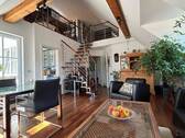 Wohn-/Essbereich - DG Galerie-Wohnung 2,5 Zi. mit sonniger Dachterrasse - Wohntraum für Singles und Paare