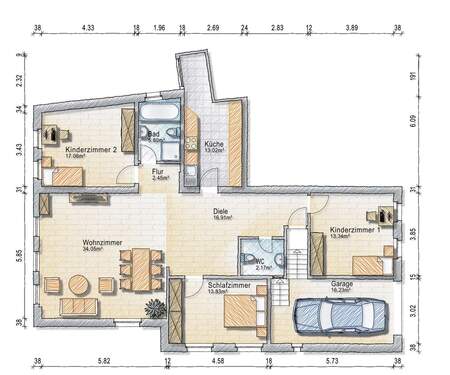 EG - 4-Zimmer - 