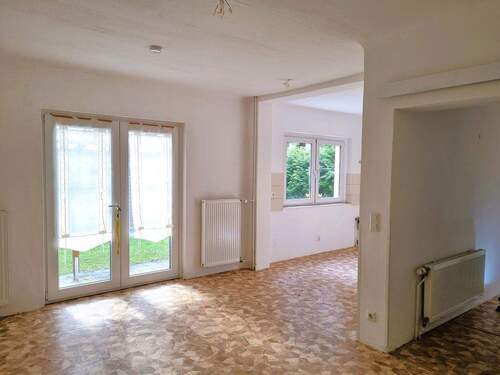 Sicht vom Wohnzimmer zur Terra - 