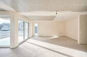 Wohn- & Essbereich mit Küche - 3 Zimmer Etagenwohnung in Pulheim
