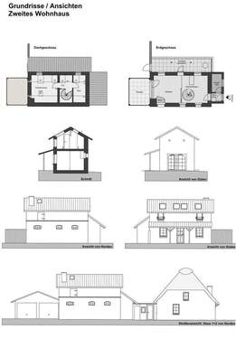 Gästehaus Zeichnungen - 