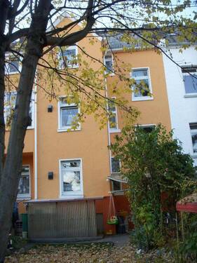 Gartenansicht - Etagenwohnung mit 52,50 m&sup2; in Frankfurt am Main zur Miete