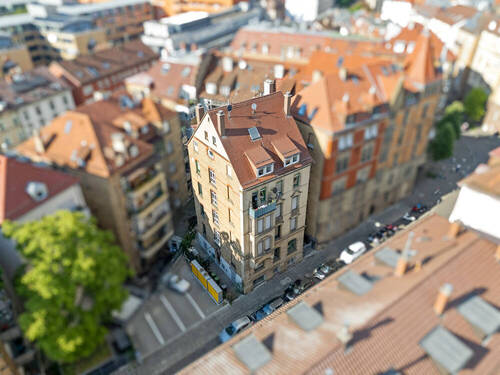 Aufnahme von oben - Etagenwohnung mit 86,70 m² in Stuttgart zum Kaufen
